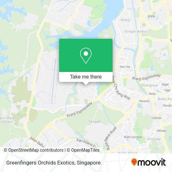 Greenfingers Orchids Exotics map