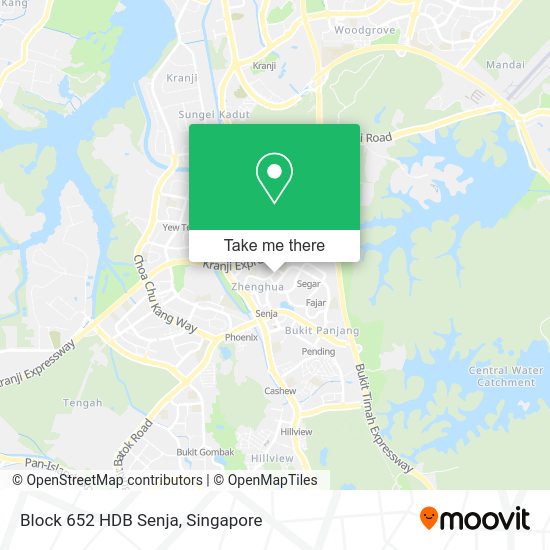 Block 652 HDB Senja map