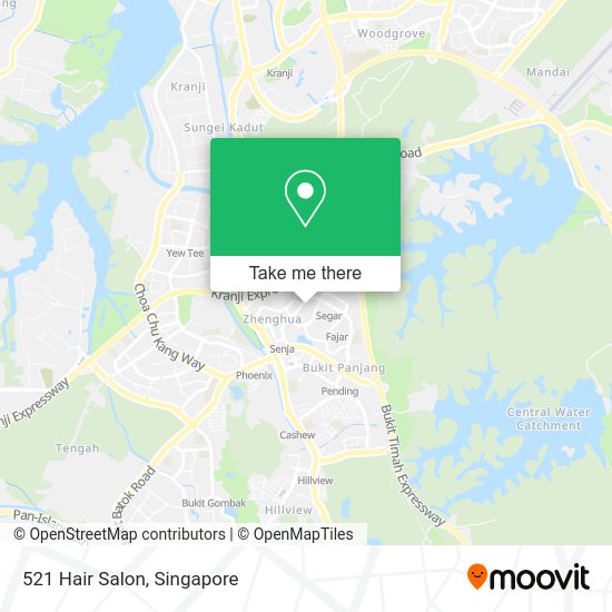521 Hair Salon map