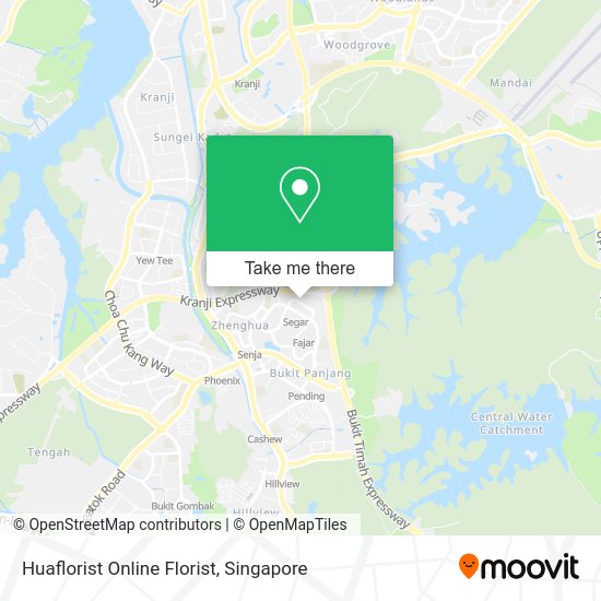 Huaflorist Online Florist map