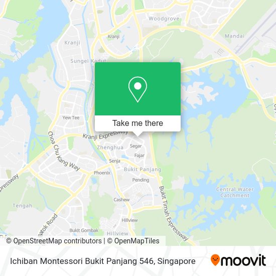 Ichiban Montessori Bukit Panjang 546 map