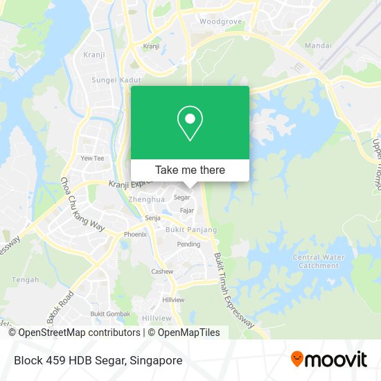 Block 459 HDB Segar map