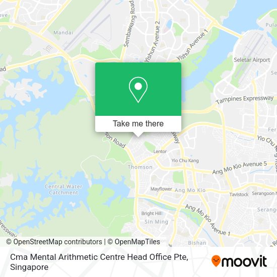 Cma Mental Arithmetic Centre Head Office Pte map