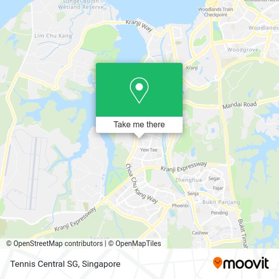 Tennis Central SG map