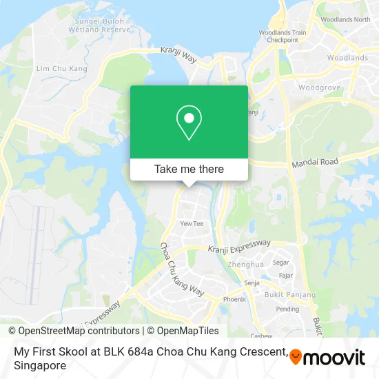 My First Skool at BLK 684a Choa Chu Kang Crescent map