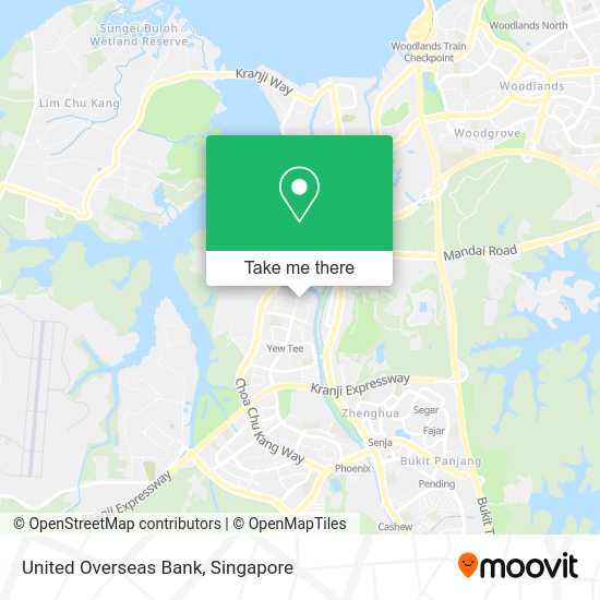 United Overseas Bank map