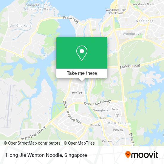Hong Jie Wanton Noodle map