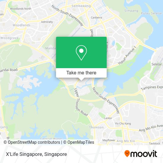 X'Life Singapore map