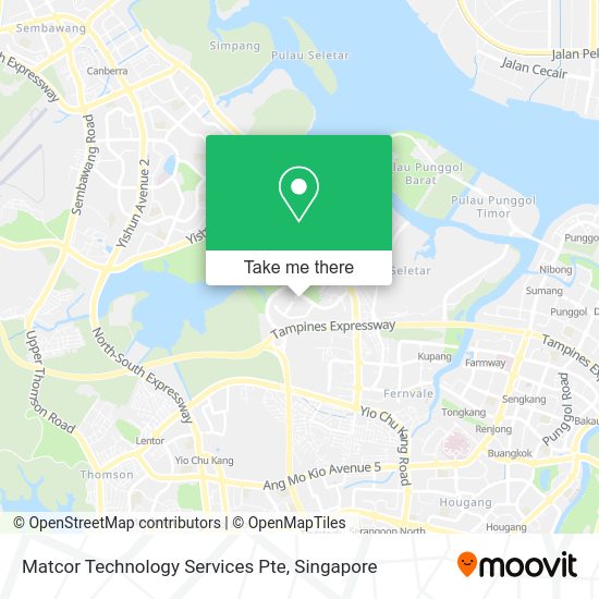 Matcor Technology Services Pte map