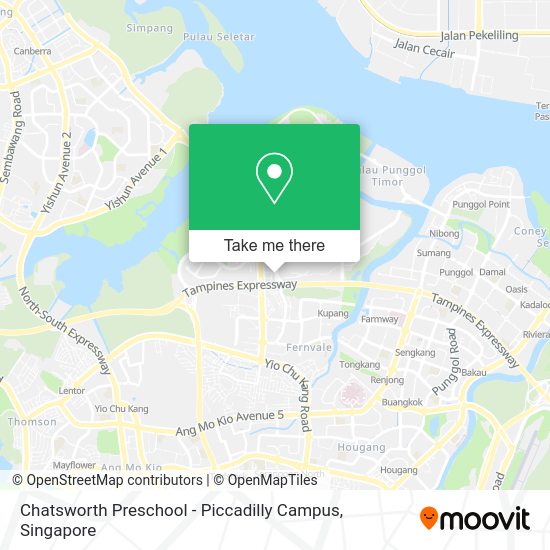 Chatsworth Preschool - Piccadilly Campus map