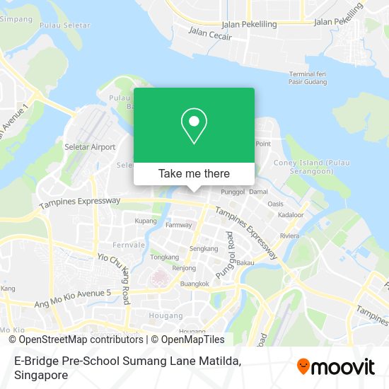 E-Bridge Pre-School Sumang Lane Matilda map