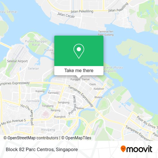 Block 82 Parc Centros map