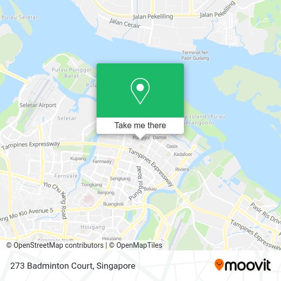273 Badminton Court map