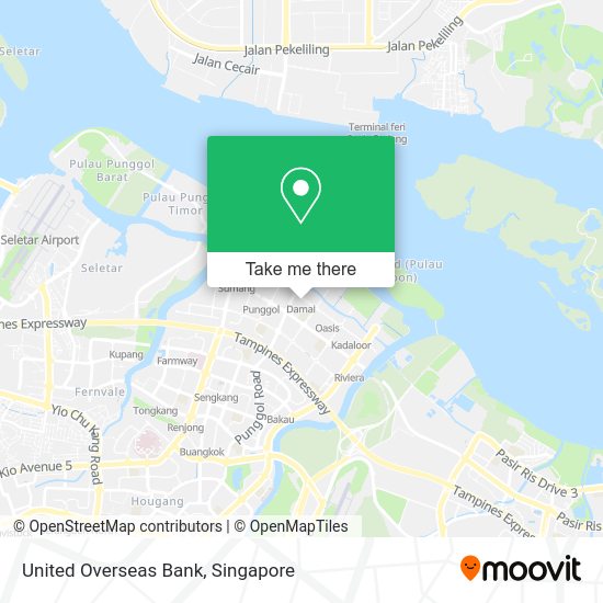 United Overseas Bank map