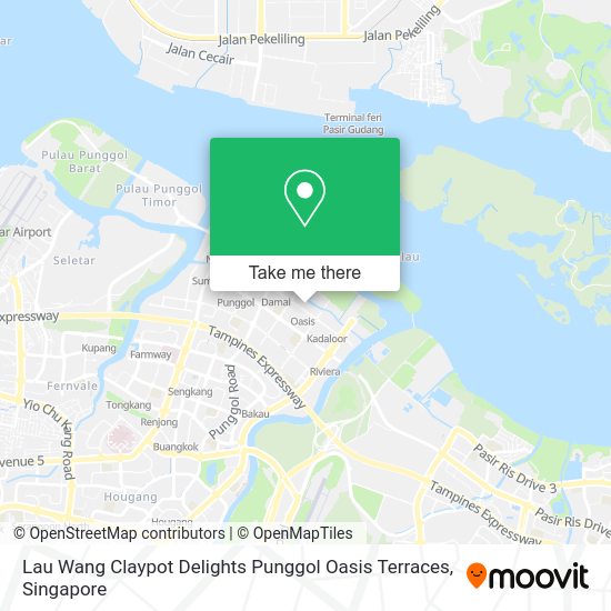 Lau Wang Claypot Delights Punggol Oasis Terraces map