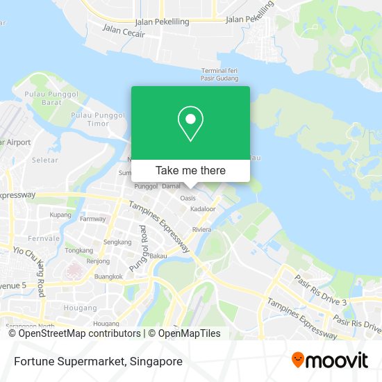 Fortune Supermarket map