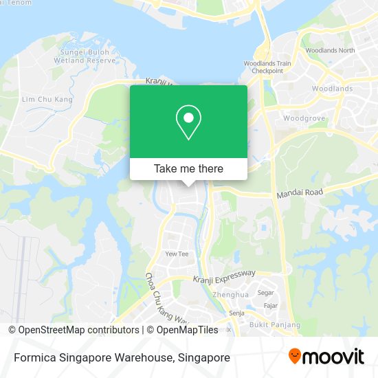 Formica Singapore Warehouse map