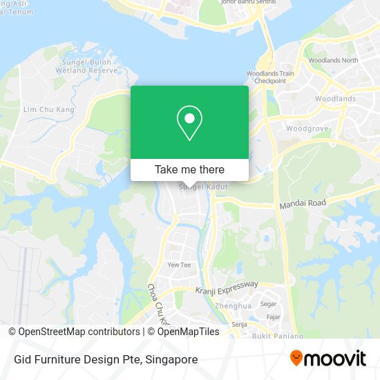 Gid Furniture Design Pte map