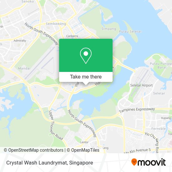 Crystal Wash Laundrymat map