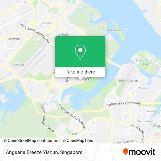 Angsana Breeze Yishun map