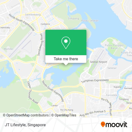 JT Lifestyle map