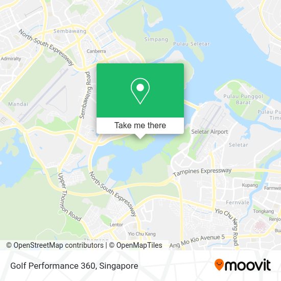 Golf Performance 360 map