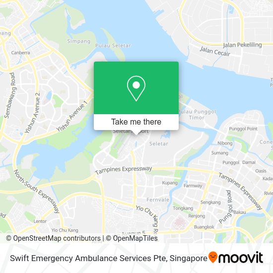 Swift Emergency Ambulance Services Pte map