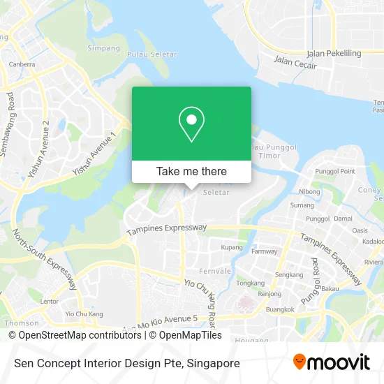 Sen Concept Interior Design Pte地图