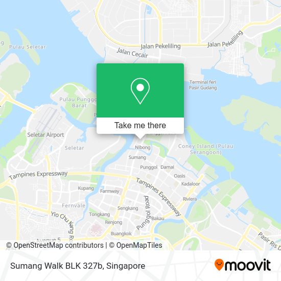 Sumang Walk BLK 327b map