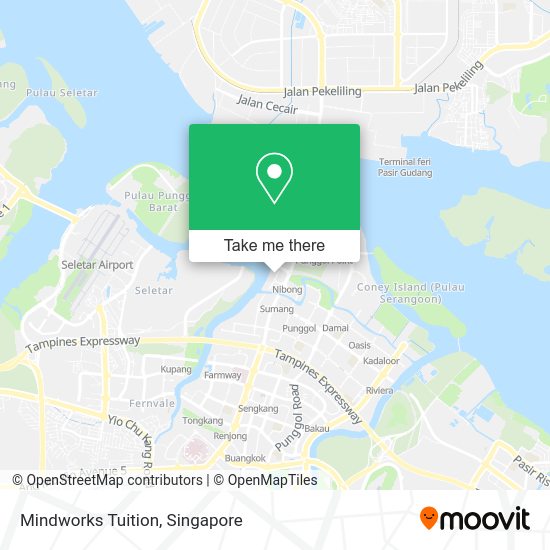 Mindworks Tuition map
