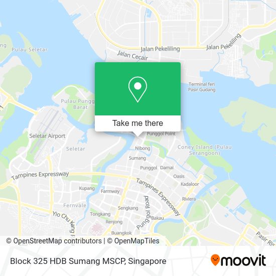 Block 325 HDB Sumang MSCP map