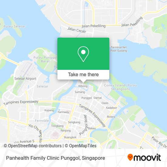 Panhealth Family Clinic Punggol map