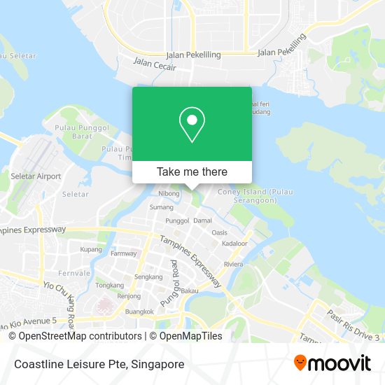 Coastline Leisure Pte map