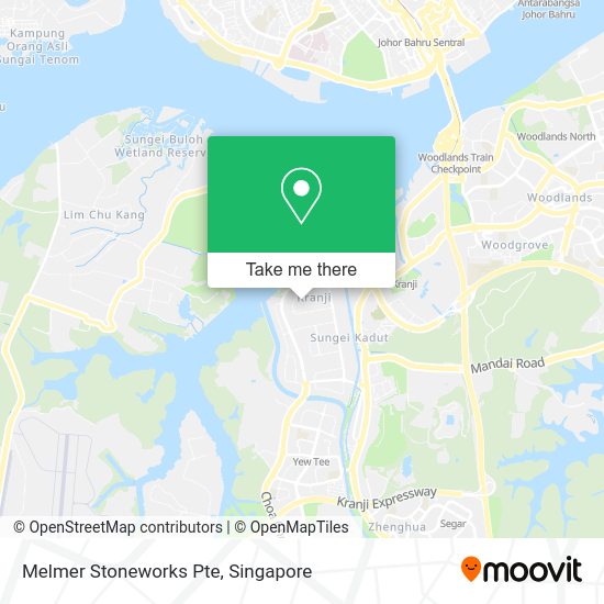 Melmer Stoneworks Pte map