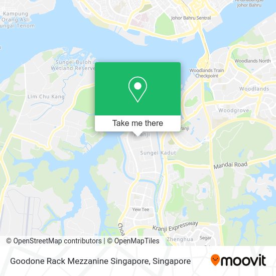 Goodone Rack Mezzanine Singapore map