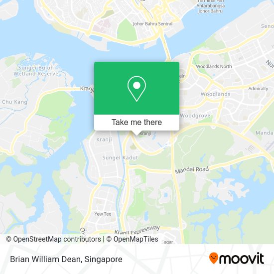 Brian William Dean map