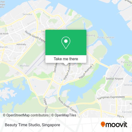 Beauty Time Studio map