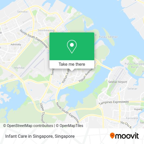 Infant Care in Singapore map