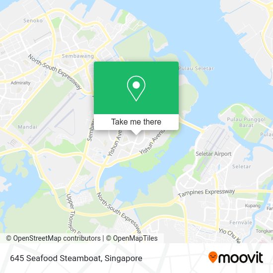 645 Seafood Steamboat map