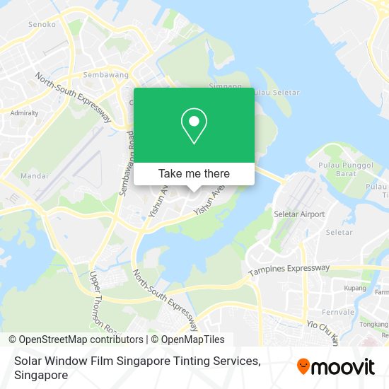 Solar Window Film Singapore Tinting Services map