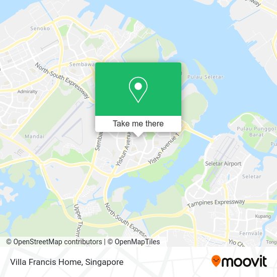 Villa Francis Home map