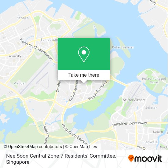 Nee Soon Central Zone 7 Residents' Committee map