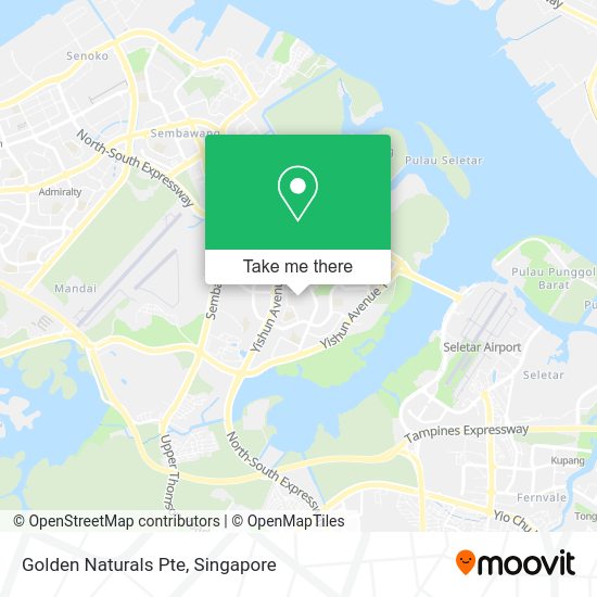 Golden Naturals Pte map