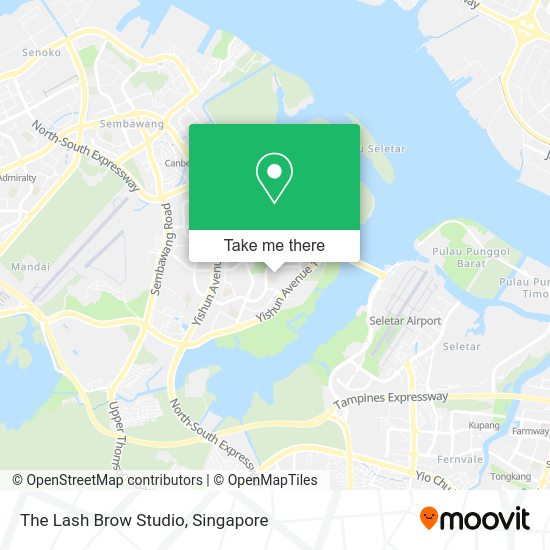 The Lash Brow Studio map