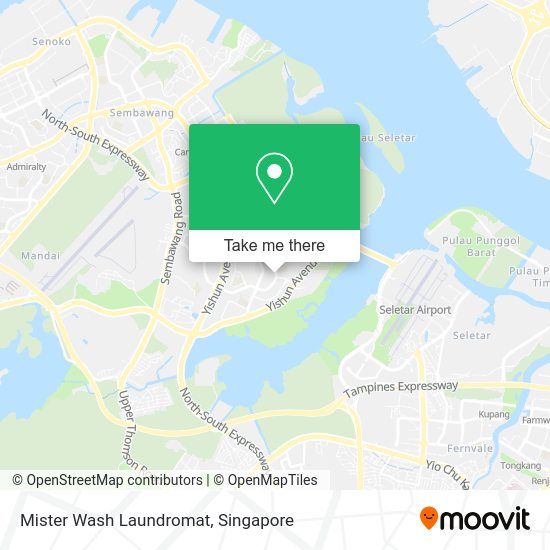 Mister Wash Laundromat map