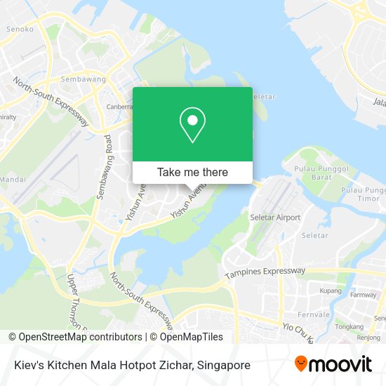 Kiev's Kitchen Mala Hotpot Zichar map