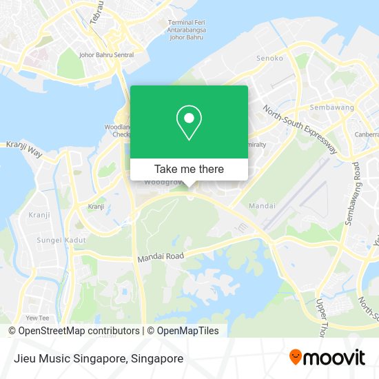 Jieu Music Singapore map