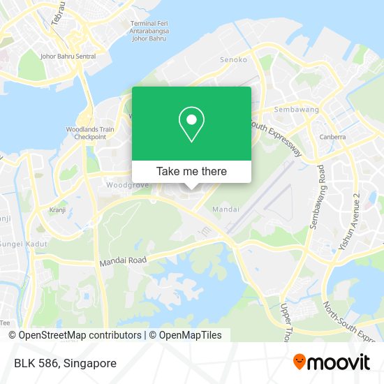 BLK 586 map