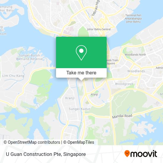 U Guan Construction Pte map