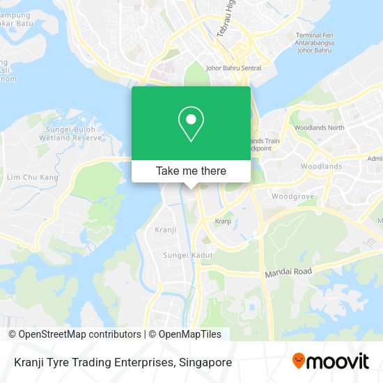 Kranji Tyre Trading Enterprises map